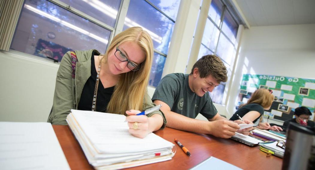 writing in classroom